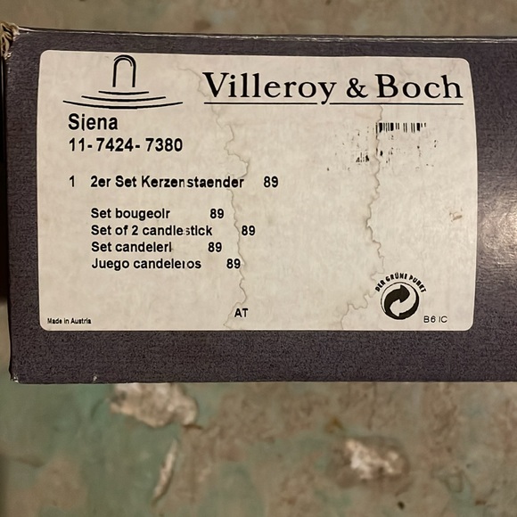 Glass candler holders - Picture 3 of 3